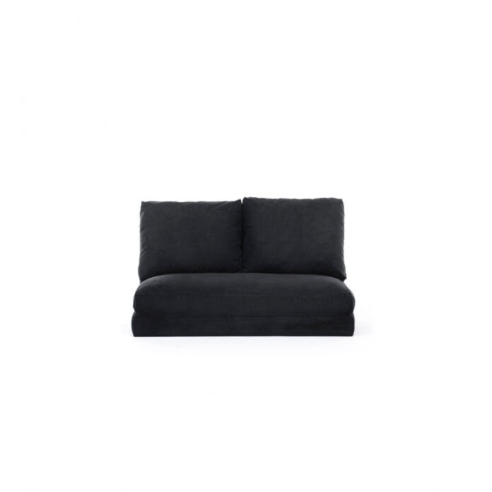 Canapea Extensibila, 2 Locuri Taida Black Canapea Extensibila, 2 Locuri Taida Black