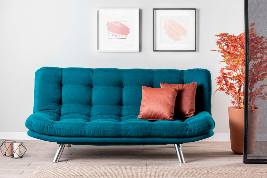Canapea Extensibila, 3 Locuri Misa Sofabed Petrol Verde Canapea Extensibila, 3 Locuri Misa Sofabed Petrol Verde