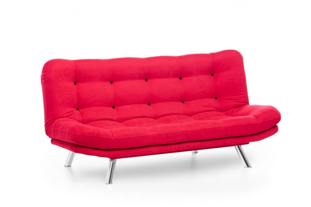Canapea Extensibila, 3 Locuri Misa Sofabed Rosu Canapea Extensibila, 3 Locuri Misa Sofabed Rosu