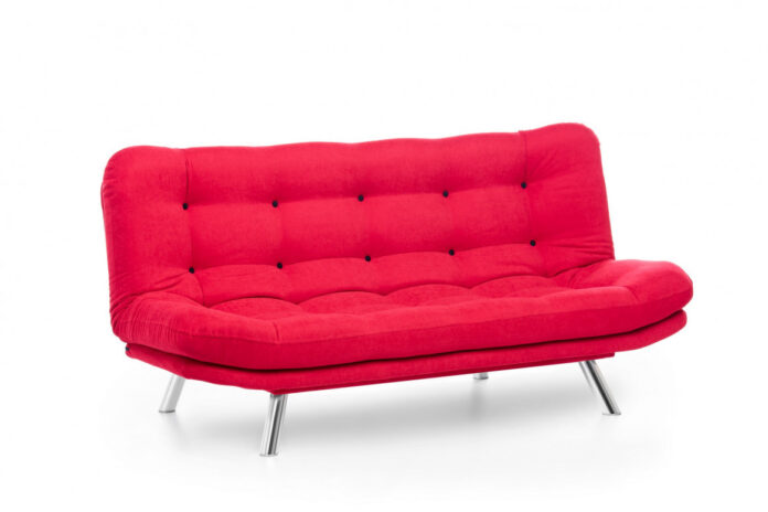 Canapea Extensibila, 3 Locuri Misa Sofabed Rosu Canapea Extensibila, 3 Locuri Misa Sofabed Rosu