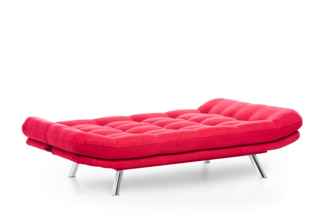Canapea Extensibila, 3 Locuri Misa Sofabed Rosu Canapea Extensibila, 3 Locuri Misa Sofabed Rosu