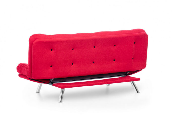 Canapea Extensibila, 3 Locuri Misa Sofabed Rosu Canapea Extensibila, 3 Locuri Misa Sofabed Rosu