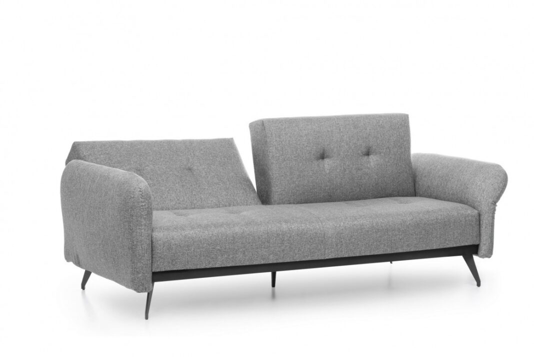 Canapea Extensibila, 3 Locuri Ron Sofabed Gri Canapea Extensibila, 3 Locuri Ron Sofabed Gri
