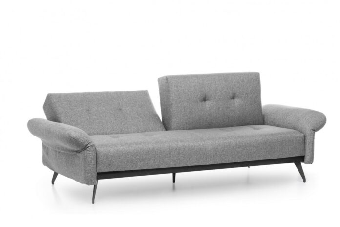 Canapea Extensibila, 3 Locuri Ron Sofabed Gri Canapea Extensibila, 3 Locuri Ron Sofabed Gri