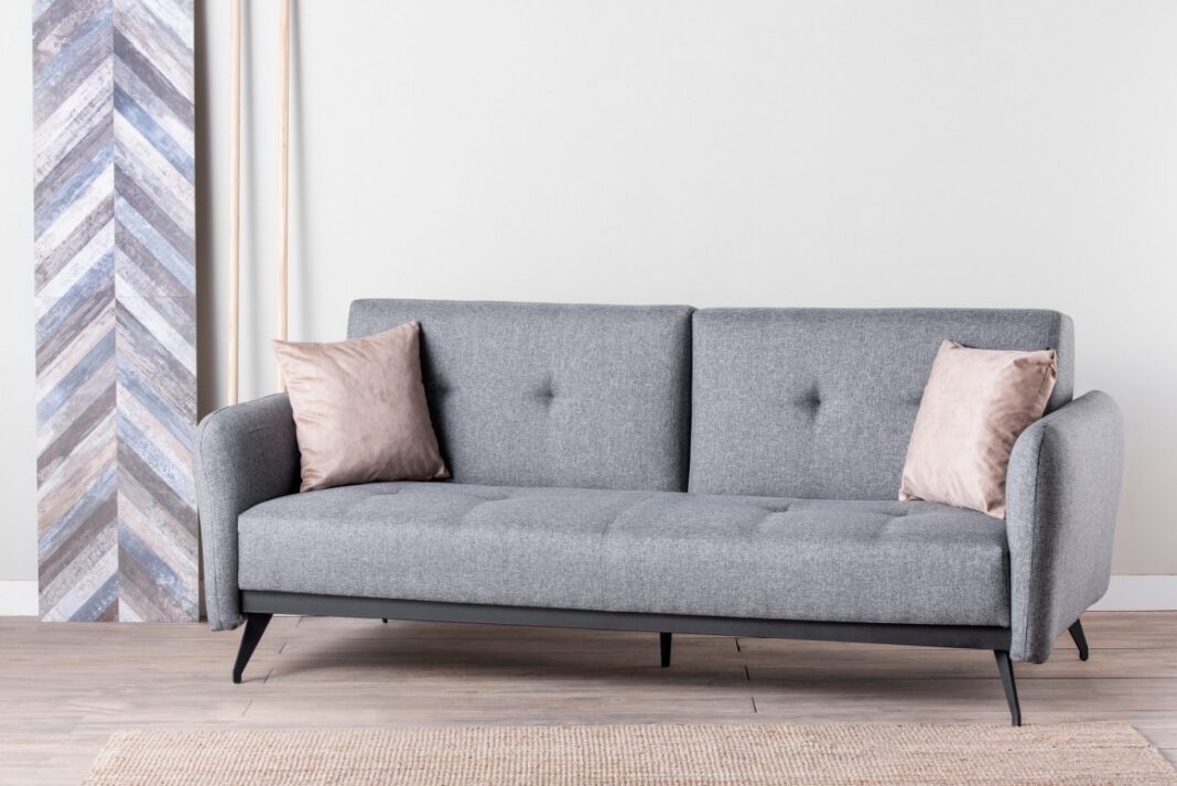 Canapea Extensibila, 3 Locuri Ron Sofabed Gri Canapea Extensibila, 3 Locuri Ron Sofabed Gri