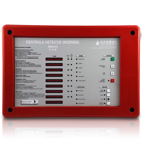 CENTRALA DE INCENDIU CU 8 ZONE GLOBAL FIRE ORION 8 CENTRALA DE INCENDIU CU 8 ZONE GLOBAL FIRE ORION 8