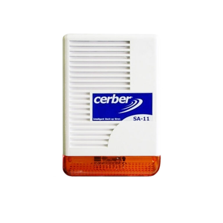 Sirena de exterior cu flash Cerber SA-11, 128 dB, tamper, IP34