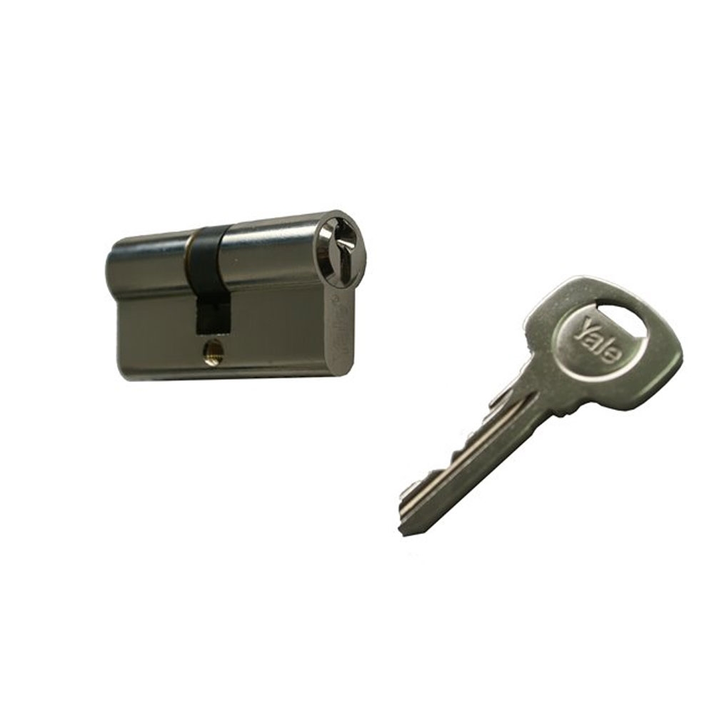 Cilindru de siguranta Standard Yale 500 A 01 FN 40X40, 3 chei, 5 pini, nichel Cilindru de siguranta Standard Yale 500 A 01 FN 40X40, 3 chei, 5 pini, nichel
