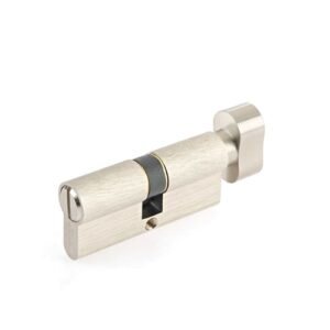 Cilindru siguranta patentat cu buton Yale 10-1803-3030-CK-2201, 5 chei, 6 pini, nichel satinat Cilindru siguranta patentat cu buton Yale 10-1803-3030-CK-2201, 5 chei, 6 pini, nichel satinat