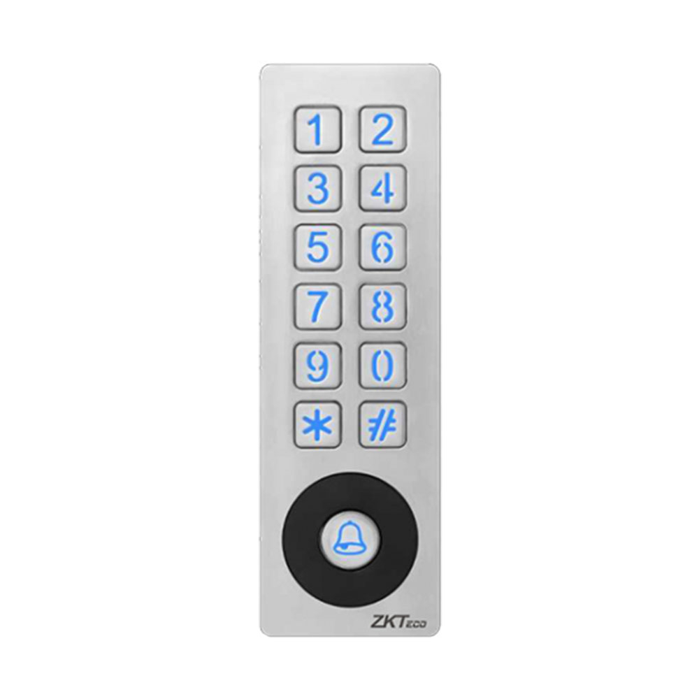 Cititor de proximitate RFID standalone cu tastatura ZKTeco ACC-SKW-PRO-V2-1, EM, cod PIN, 125 KHz, 5.000 utilizatori Cititor de proximitate RFID standalone cu tastatura ZKTeco ACC-SKW-PRO-V2-1, EM, cod PIN, 125 KHz, 5.000 utilizatori