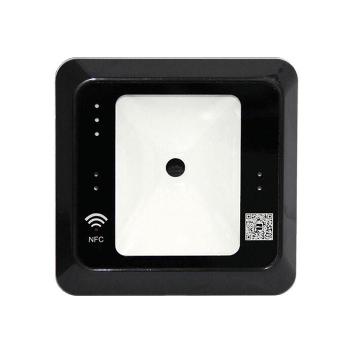 Cititor de proximitate RFID ZKTeco ACC-ER-QR50BM, Wiegand, Mifare, 13.56 MHz, cod QR, NFC, interior Cititor de proximitate RFID ZKTeco ACC-ER-QR50BM, Wiegand, Mifare, 13.56 MHz, cod QR, NFC, interior