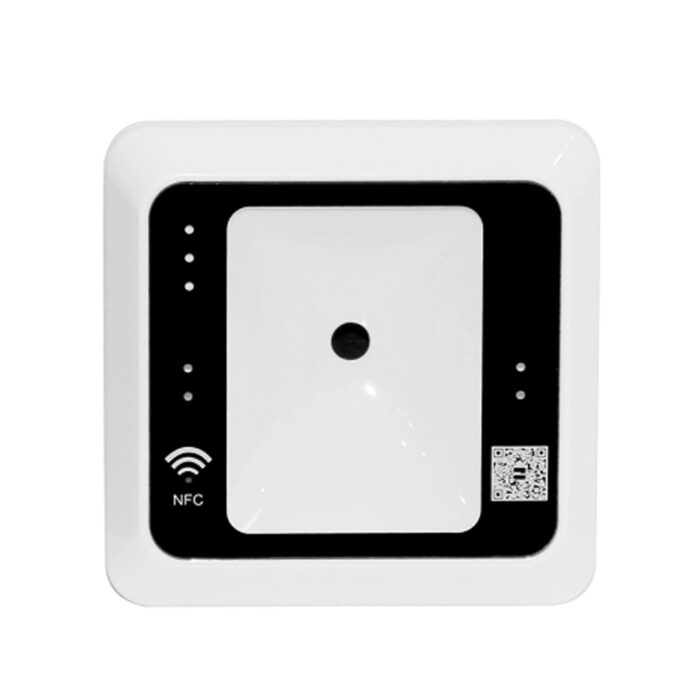 Cititor de proximitate RFID ZKTeco ACC-ER-QR50WE, Wiegand, EM, 125 KHz, cod QR, NFC, interior Cititor de proximitate RFID ZKTeco ACC-ER-QR50WE, Wiegand, EM, 125 KHz, cod QR, NFC, interior