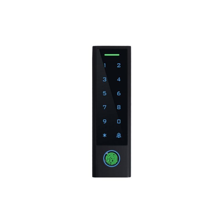 Cititor biometric standalone WiFi cu card si tastatura touchscreen Secukey CF3-WIFI, 125 kHz, cumpatibil Tuya