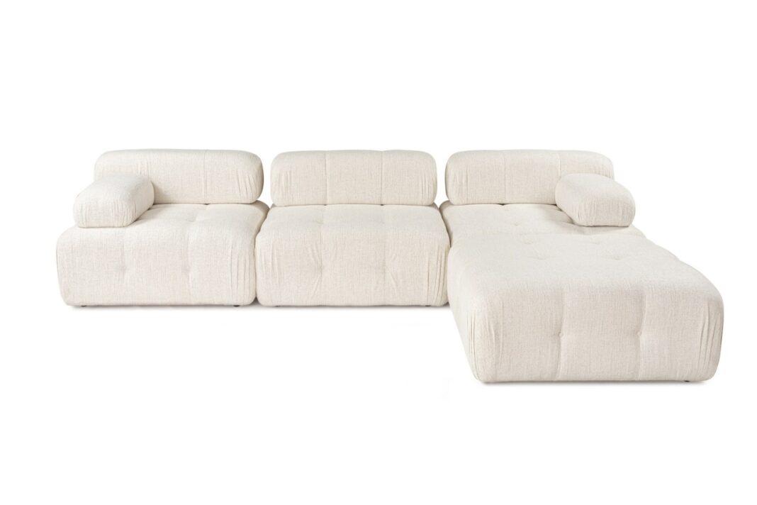 Colțar Doblo Crem 315x210x80 cm Colțar Doblo Crem 315x210x80 cm
