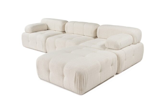 Colțar Doblo Crem 315x210x80 cm Colțar Doblo Crem 315x210x80 cm