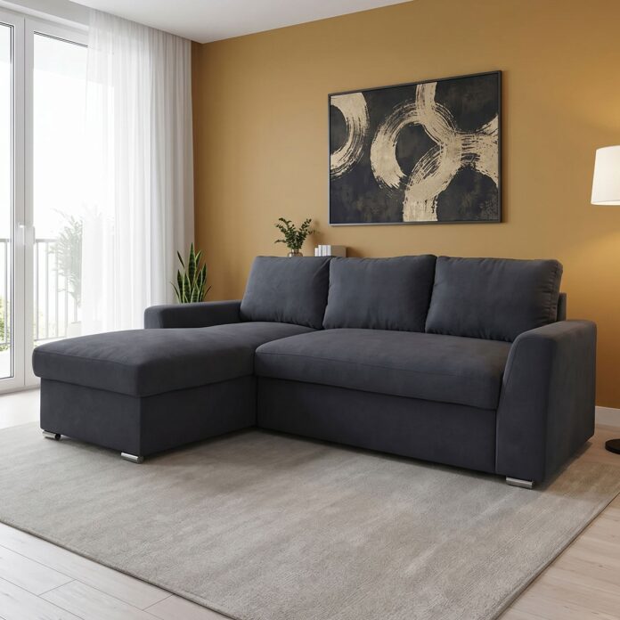 Coltar Dreapta Belle Antracit 236x164x88 cm Coltar Dreapta Belle Antracit 236x164x88 cm