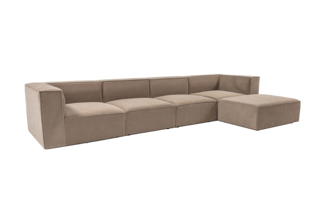 Colțar dreapta Sora Cappuccino 430x75x102 cm Colțar dreapta Sora Cappuccino 430x75x102 cm