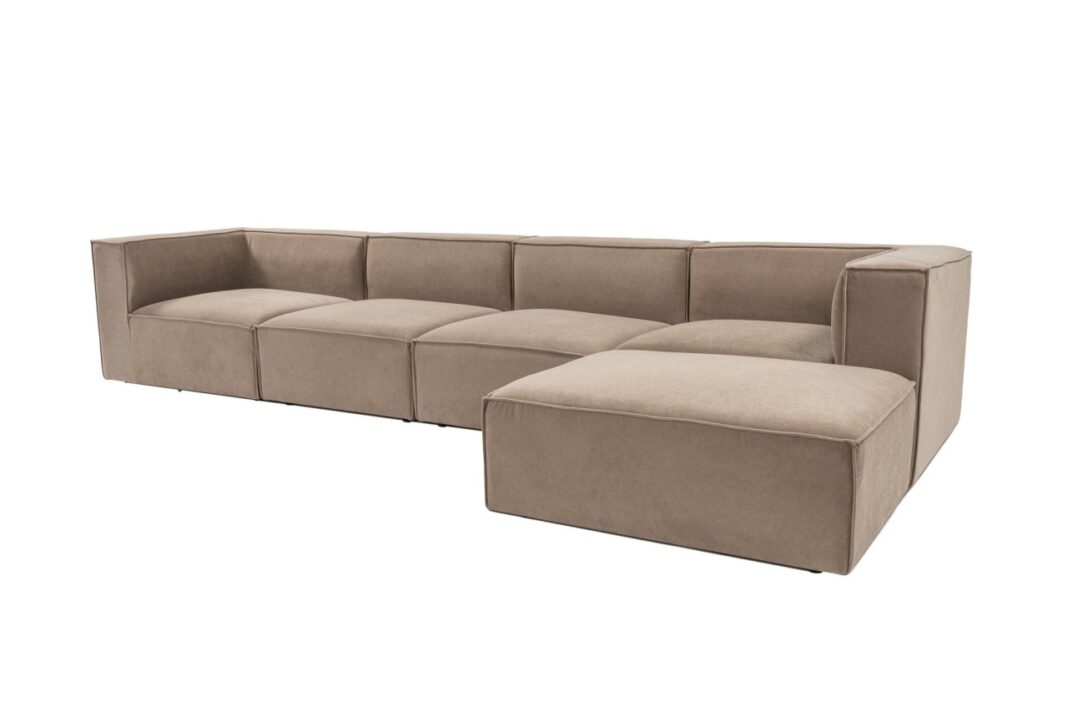 Colțar dreapta Sora Cappuccino 430x75x102 cm Colțar dreapta Sora Cappuccino 430x75x102 cm