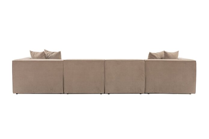 Colțar dreapta Sora Cappuccino 430x75x102 cm Colțar dreapta Sora Cappuccino 430x75x102 cm
