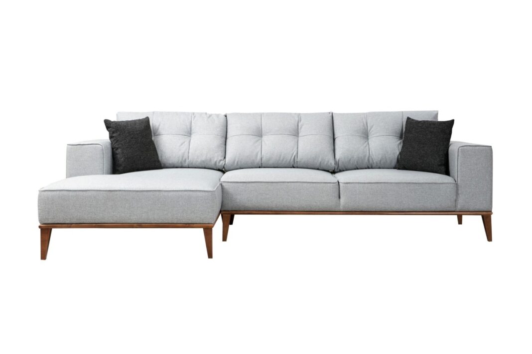 Coltar extensibil Montana Gri deschis 288x160x85 cm Coltar extensibil Montana Gri deschis 288x160x85 cm