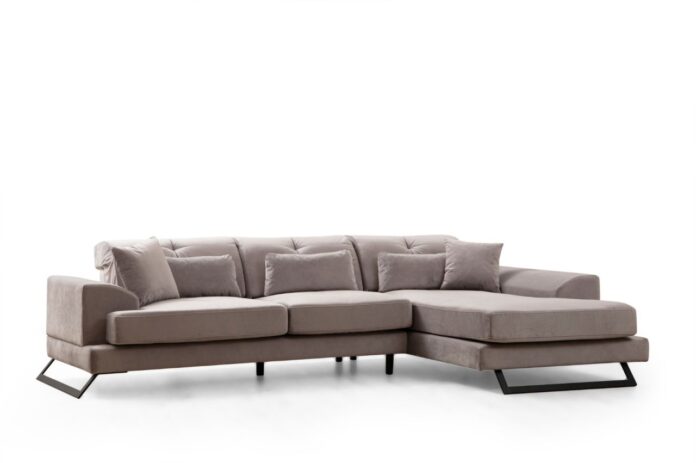 Colțar Frido Gri deschis 109x304x92 cm Colțar Frido Gri deschis 109x304x92 cm
