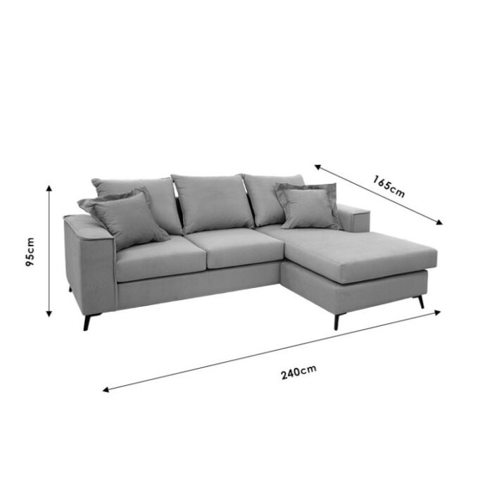 Coltar, Pako Word, Fabulos, Antracit, 240 x 165 x 95 cm Coltar, Pako Word, Fabulos, Antracit, 240 x 165 x 95 cm