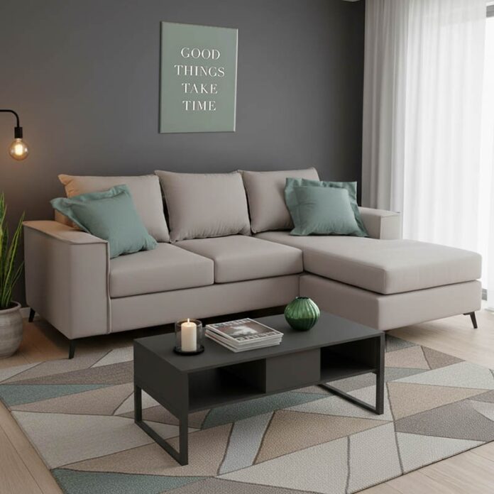 Coltar, Pako Word, Fabulos, Gri, 240 x 165 x 95 cm Coltar, Pako Word, Fabulos, Gri, 240 x 165 x 95 cm
