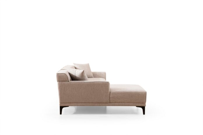 Colțar Petra Alb 145x250x69 cm Colțar Petra Alb 145x250x69 cm