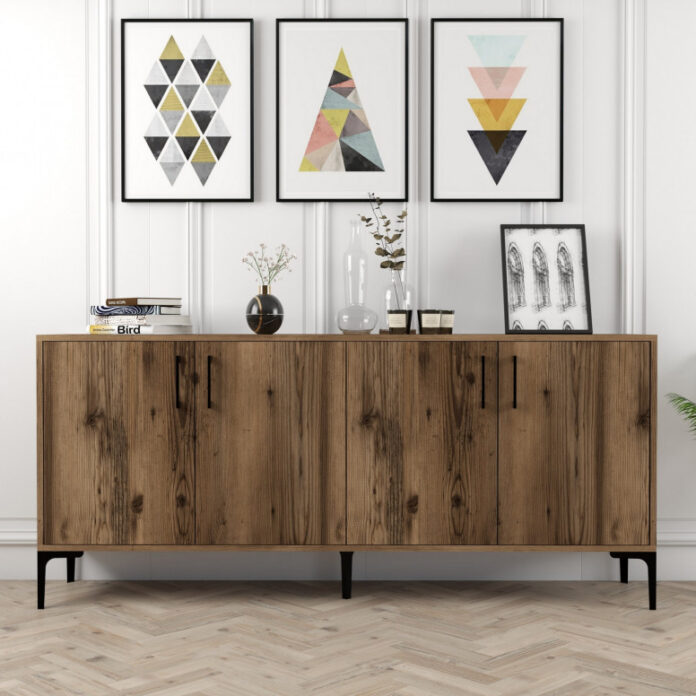 Comoda Model Kiev, Nuc, 180x35x78 cm Comoda Model Kiev, Nuc, 180x35x78 cm