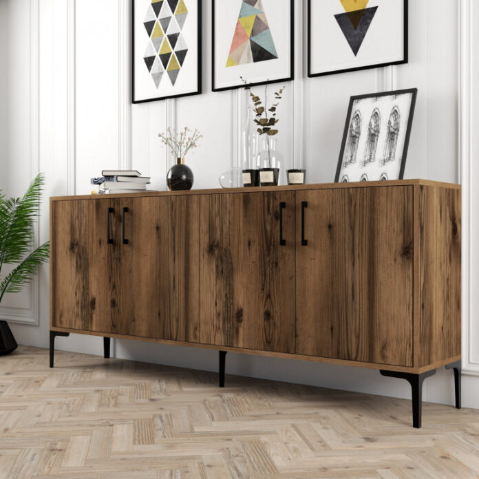 Comoda Model Kiev, Nuc, 180x35x78 cm Comoda Model Kiev, Nuc, 180x35x78 cm