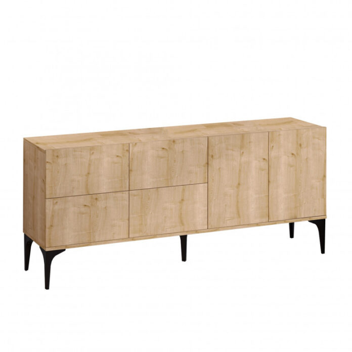 Comoda Model Laika, Stejar, 180x40x80 cm