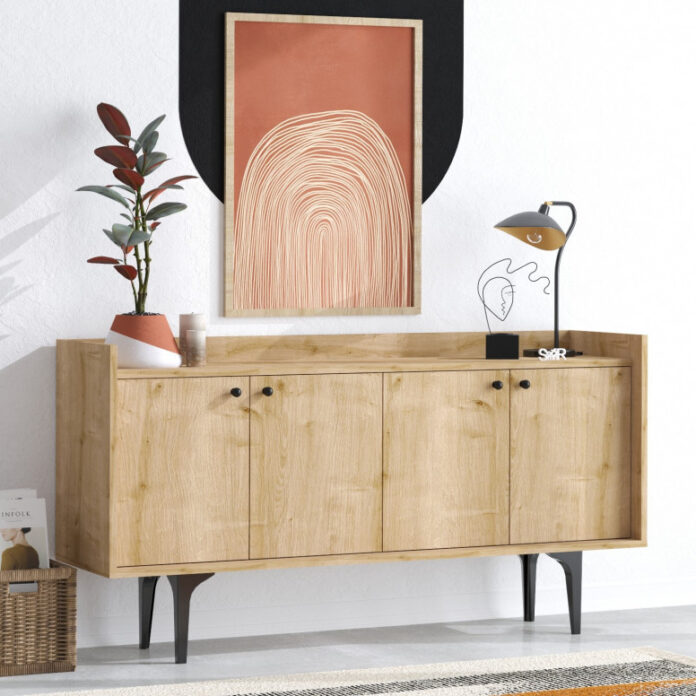 Comoda Model Navi, Stejar, 150x40x80 cm Comoda Model Navi, Stejar, 150x40x80 cm