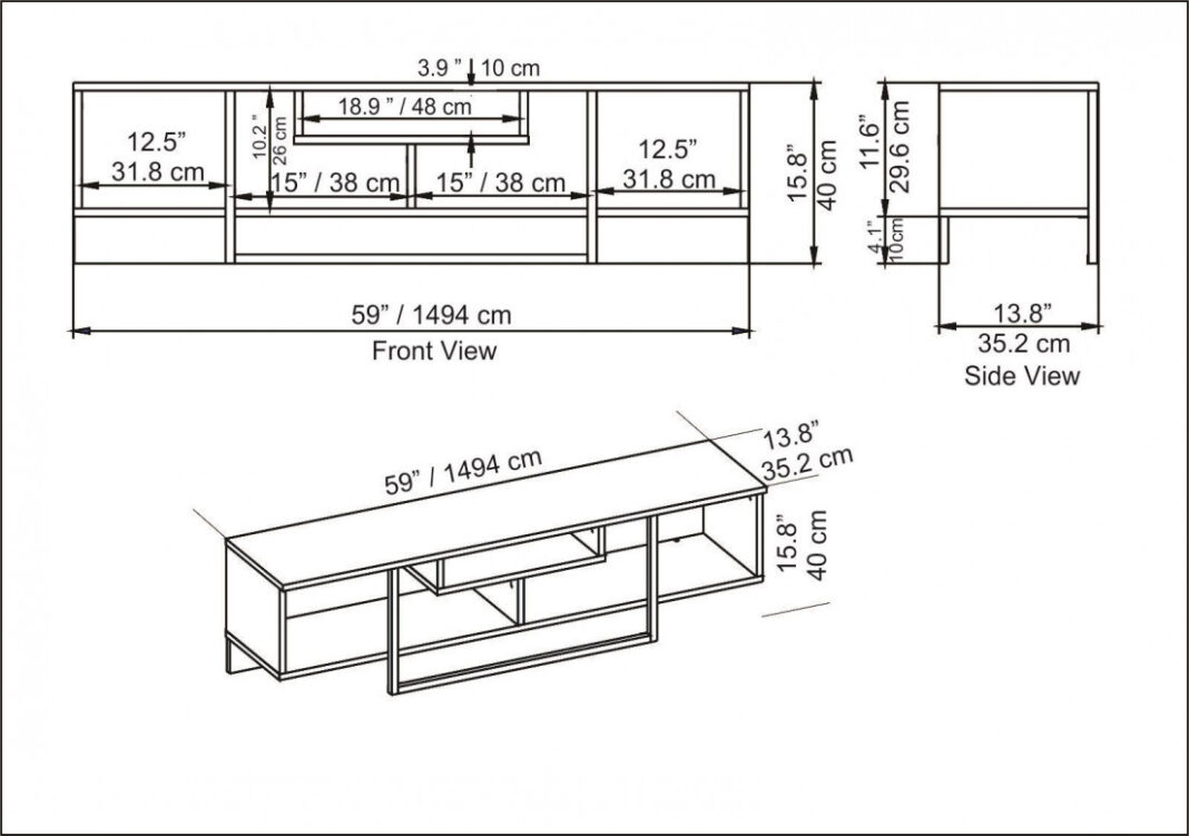 Comoda TV Salvador, Model Asal, 150x40x35.2 cm, Alb/Auriu Comoda TV Salvador, Model Asal, 150x40x35.2 cm, Alb/Auriu