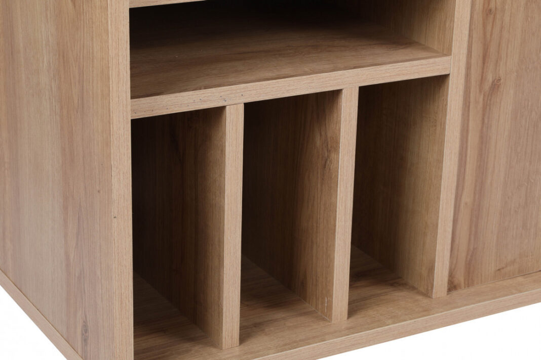 Comoda TV Salvador, Model Astana, 150x40x62 cm, Stejar Comoda TV Salvador, Model Astana, 150x40x62 cm, Stejar