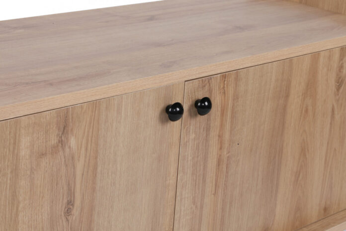 Comoda TV Salvador, Model Astana, 150x40x62 cm, Stejar Comoda TV Salvador, Model Astana, 150x40x62 cm, Stejar