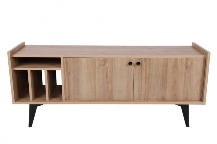 Comoda TV Salvador, Model Astana, 150x40x62 cm, Stejar Comoda TV Salvador, Model Astana, 150x40x62 cm, Stejar