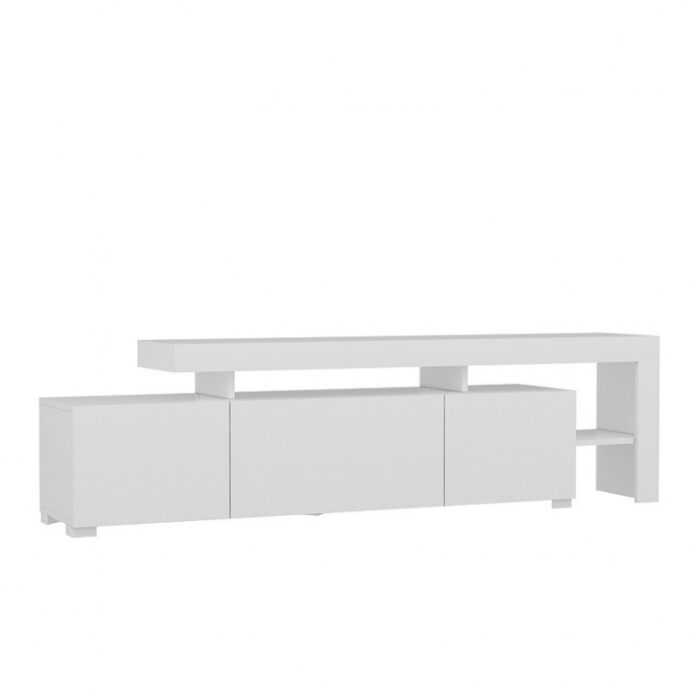 Comoda TV Salvador, Model Beliz, 192x53x37 cm, Alb Comoda TV Salvador, Model Beliz, 192x53x37 cm, Alb