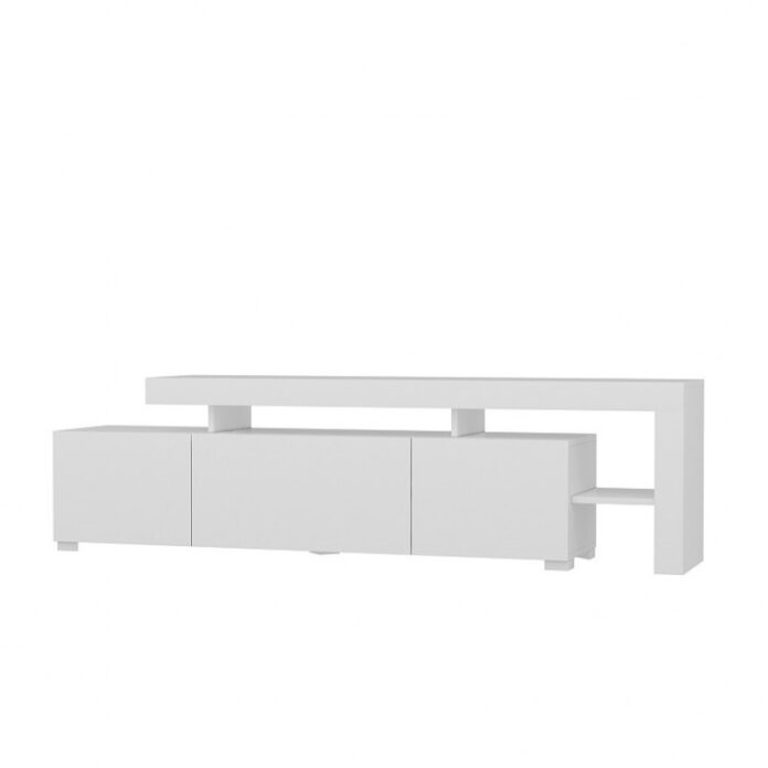 Comoda TV Salvador, Model Beliz, 192x53x37 cm, Alb Comoda TV Salvador, Model Beliz, 192x53x37 cm, Alb