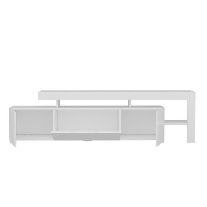 Comoda TV Salvador, Model Beliz, 192x53x37 cm, Alb Comoda TV Salvador, Model Beliz, 192x53x37 cm, Alb