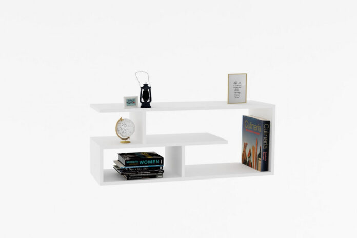 Comoda TV Salvador, Model Cafu, 100x40x29.6 cm, Alb Comoda TV Salvador, Model Cafu, 100x40x29.6 cm, Alb