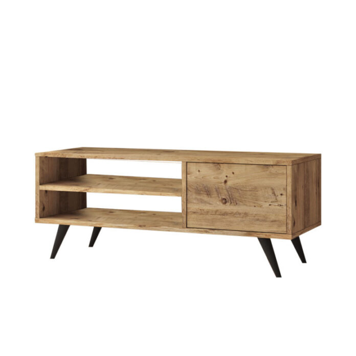 Comoda TV Salvador, Model CD1, 110x44x40 cm, Pin atlantinc Comoda TV Salvador, Model CD1, 110x44x40 cm, Pin atlantinc