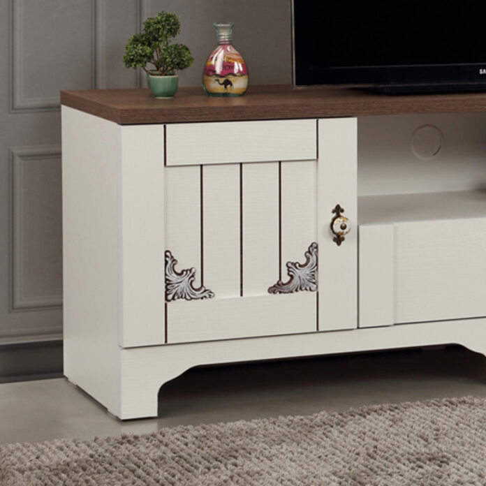 Comoda TV Salvador, Model Gazel, 140x52x41 cm, Alb Comoda TV Salvador, Model Gazel, 140x52x41 cm, Alb