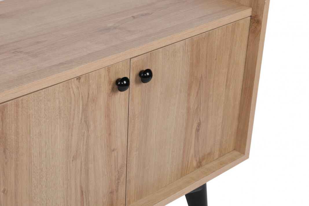 Comoda TV Salvador, Model Hanoi, 150x40x62 cm, Stejar Comoda TV Salvador, Model Hanoi, 150x40x62 cm, Stejar