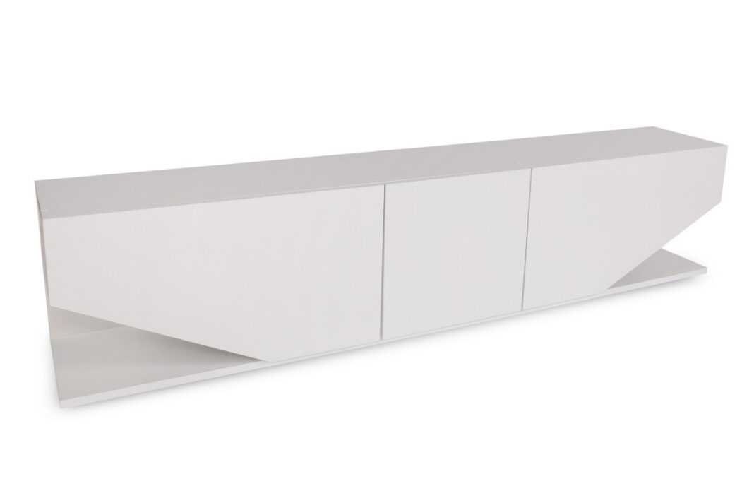 Comoda TV Salvador, Model İnci, 180x40x30 cm, Alb Comoda TV Salvador, Model İnci, 180x40x30 cm, Alb