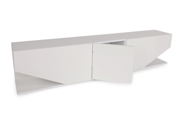 Comoda TV Salvador, Model İnci, 180x40x30 cm, Alb Comoda TV Salvador, Model İnci, 180x40x30 cm, Alb