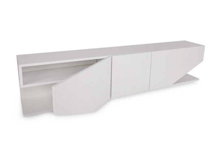 Comoda TV Salvador, Model İnci, 180x40x30 cm, Alb Comoda TV Salvador, Model İnci, 180x40x30 cm, Alb