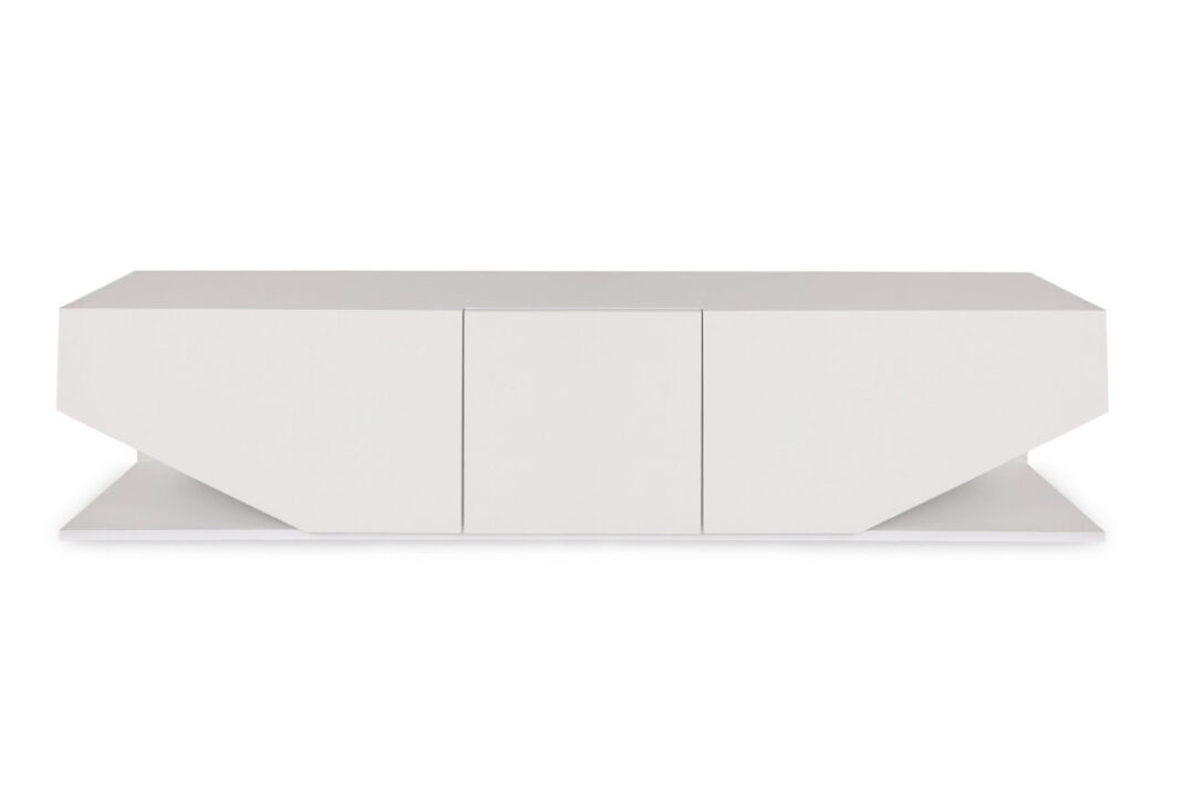 Comoda TV Salvador, Model İnci, 180x40x30 cm, Alb Comoda TV Salvador, Model İnci, 180x40x30 cm, Alb