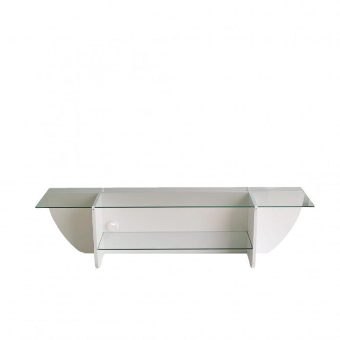 Comoda TV Salvador, Model Lily, 158x40x35 cm, Alb Comoda TV Salvador, Model Lily, 158x40x35 cm, Alb