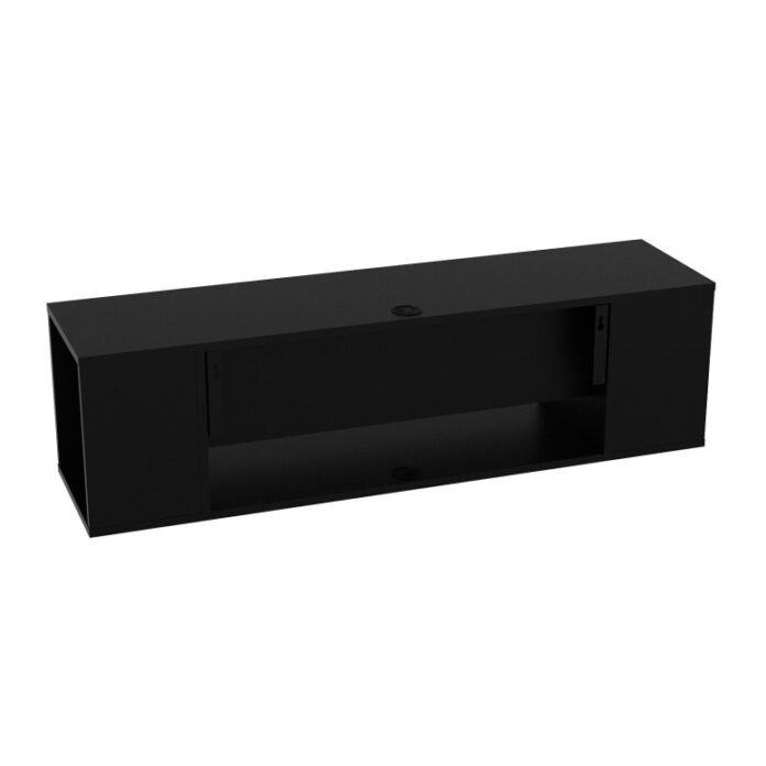 Comoda TV Salvador, Model Paldi, 135x39x35.2 cm, Negru Comoda TV Salvador, Model Paldi, 135x39x35.2 cm, Negru
