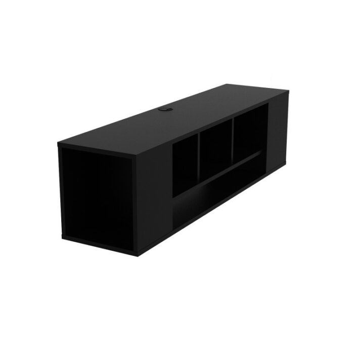 Comoda TV Salvador, Model Paldi, 135x39x35.2 cm, Negru Comoda TV Salvador, Model Paldi, 135x39x35.2 cm, Negru